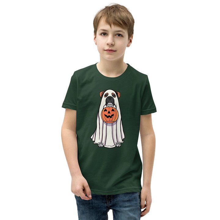 Halloween Boxer(Red, Black Mask) Youth T-Shirt product image (1)