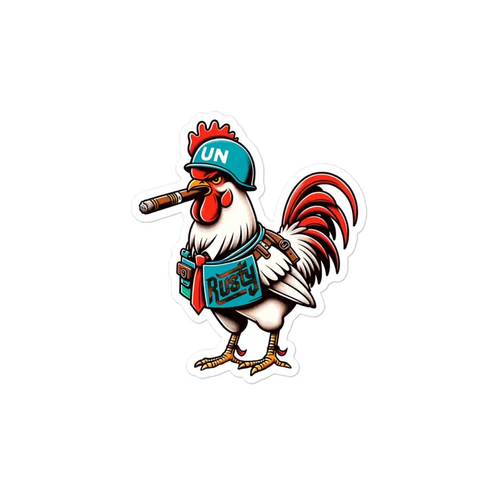 The Rusty Rooster Die-Cut Magnets! product image (2)