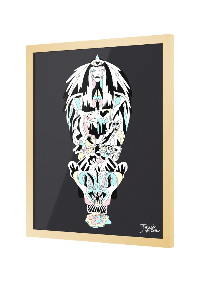 Framed Poster Wall Art: The Goddess of Balance product image (2)