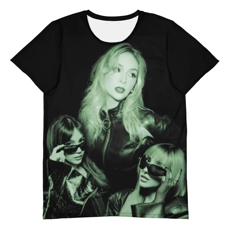 Green The Warning AOP Tee [XS–3XL] Breathable product image (1)