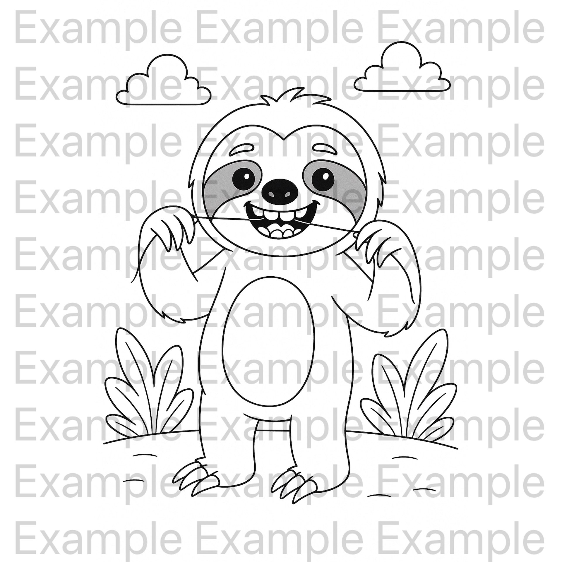 Animal Friends Coloring Pages product image (6)