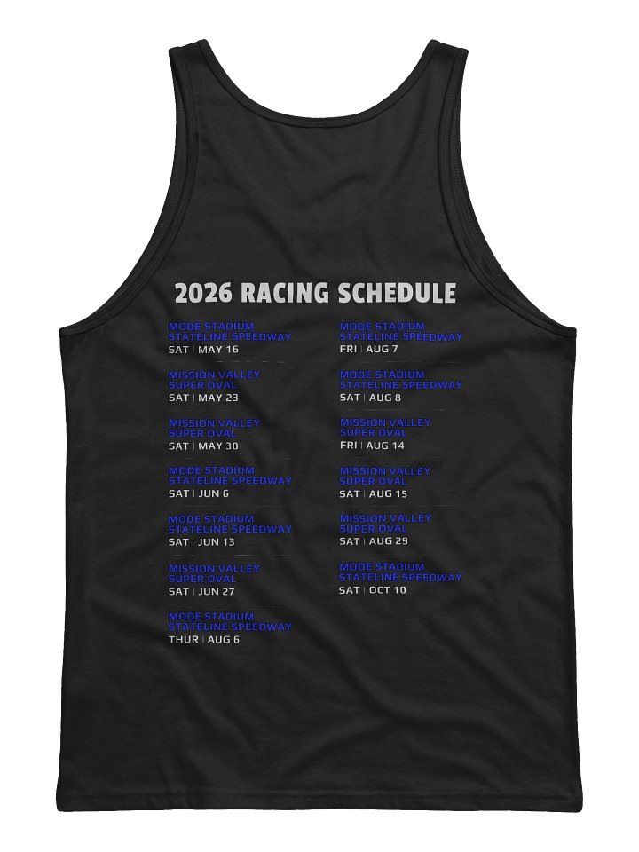 Nick Rees Racing Logo + 2026 Schedule Jersey Tank product image (2)