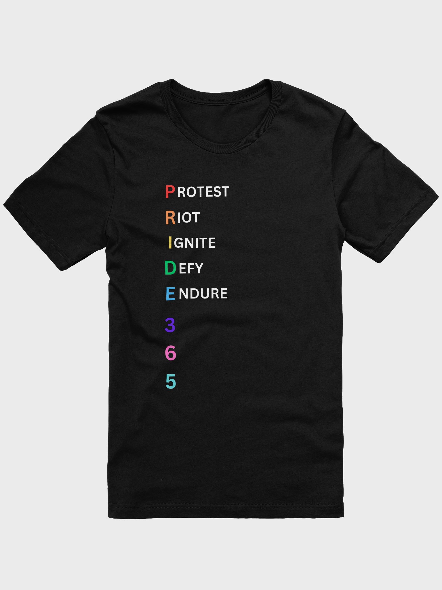 Pride 365 (protest, riot, ignite, endure) Tee product image (2)