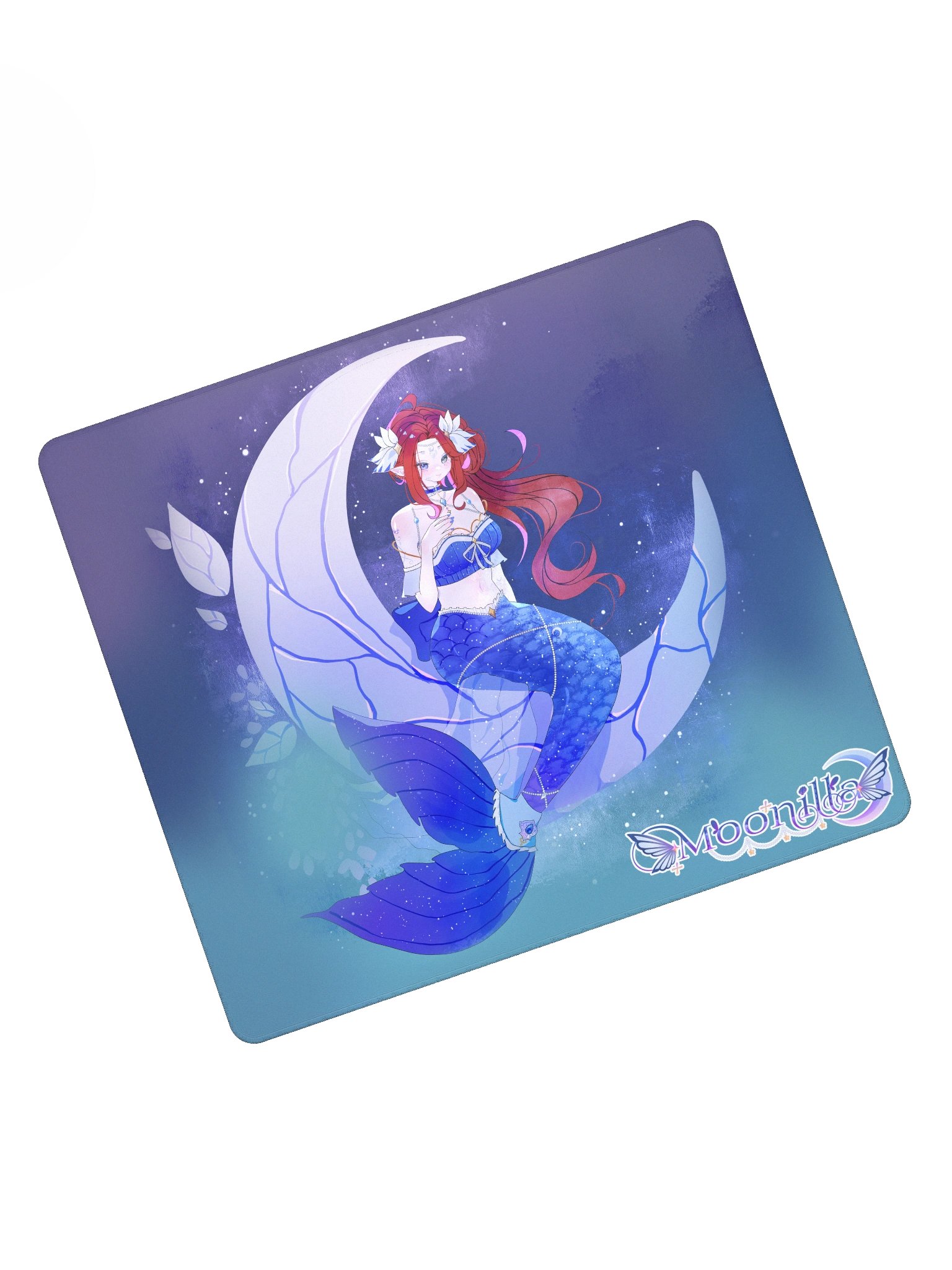 Moon Mermaid Crescent Gaming Mouse Pad product image (5)