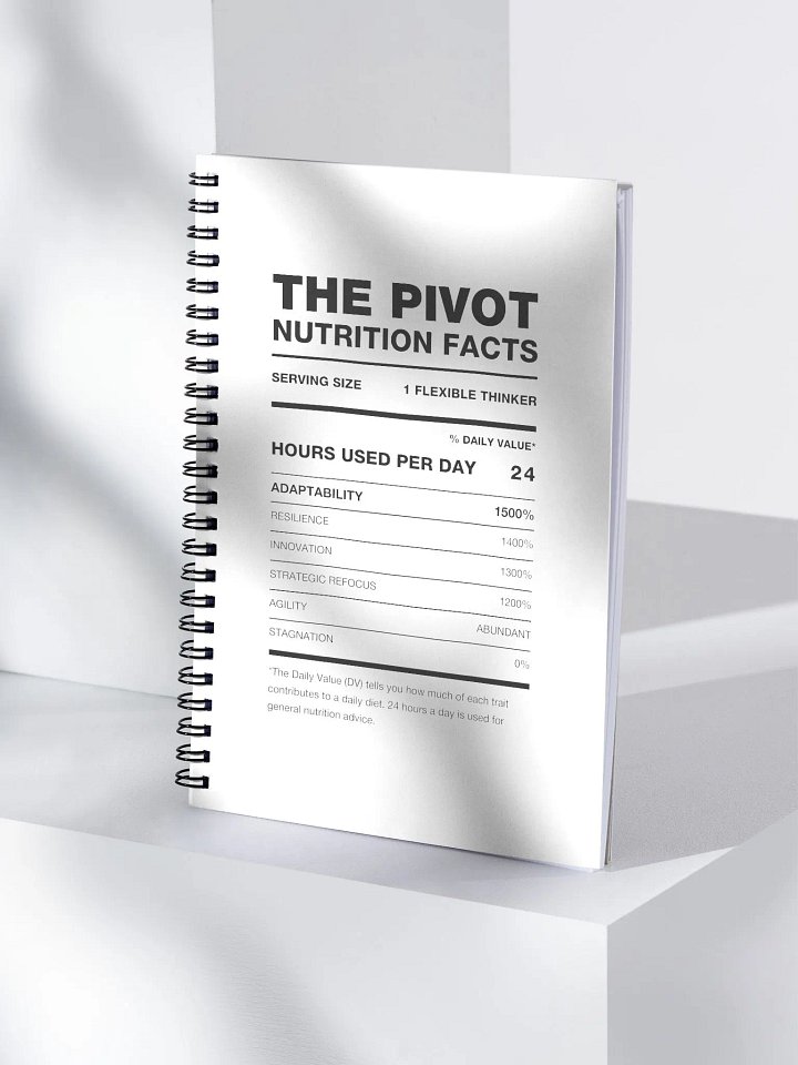 THE PIVOT Nutrition Facts Notebook product image (1)