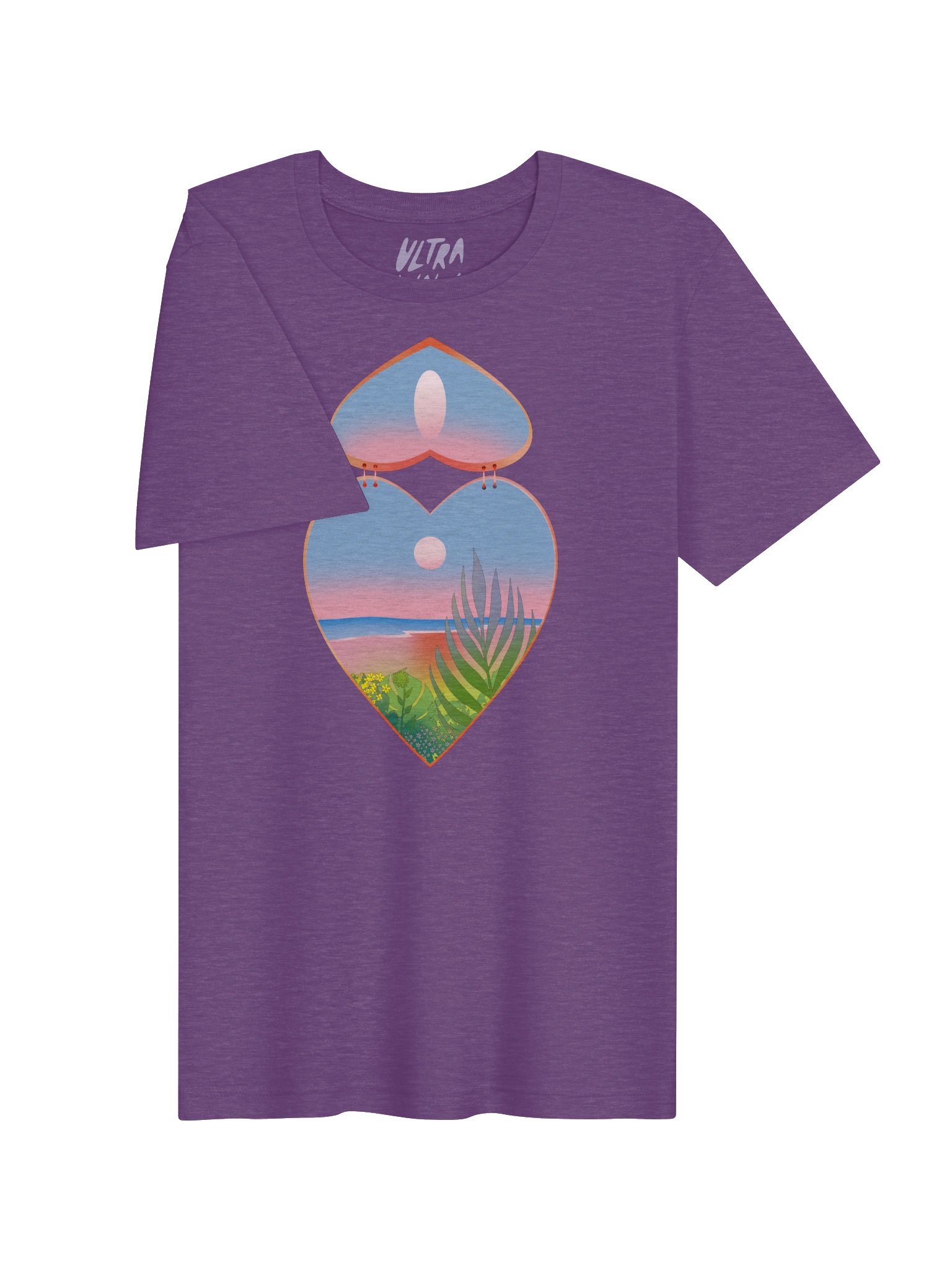 Vetra Tropical Heart Graphic Tee product image (16)