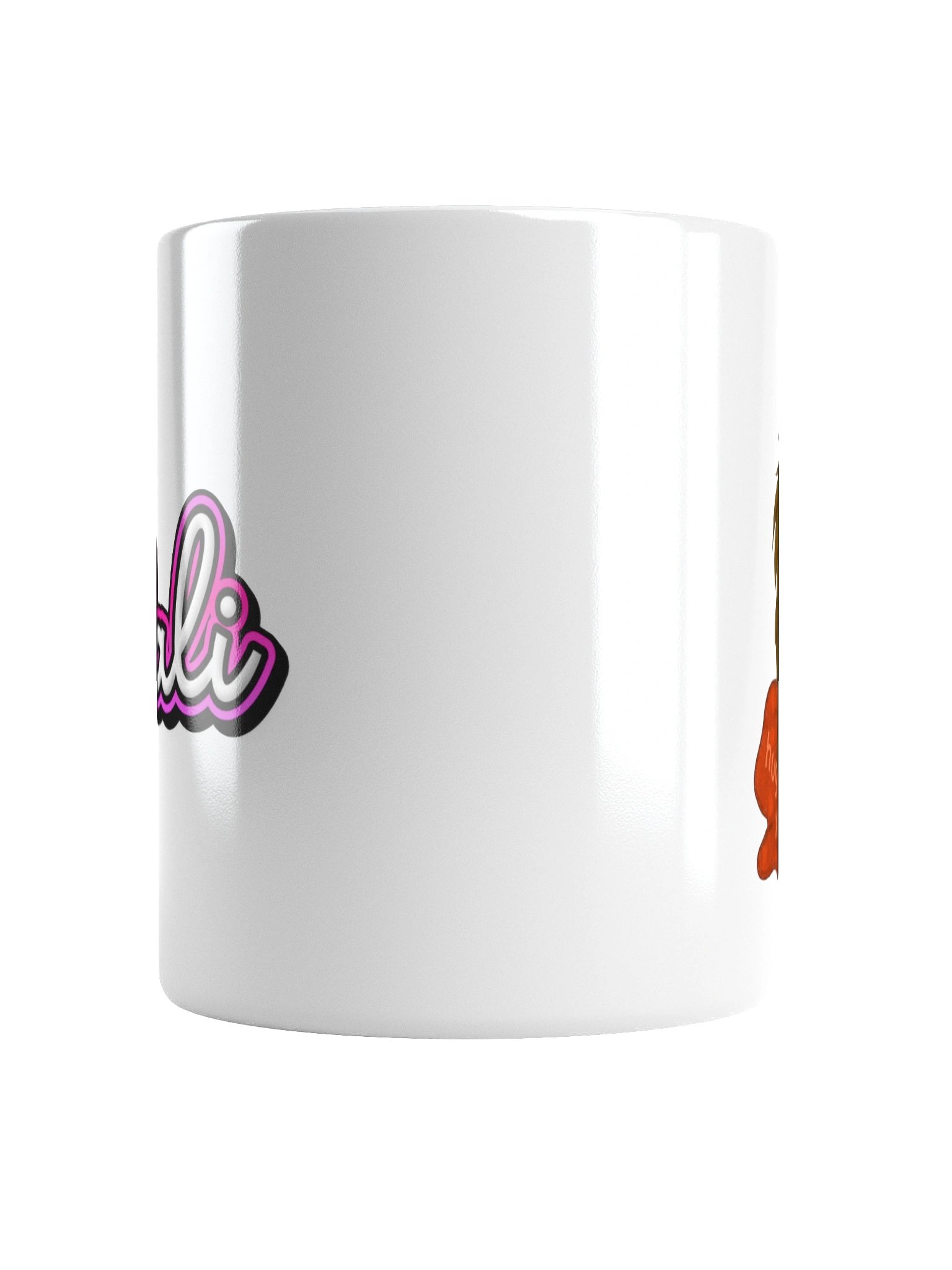 Mali the Axe Cat White Glossy Mug product image (6)