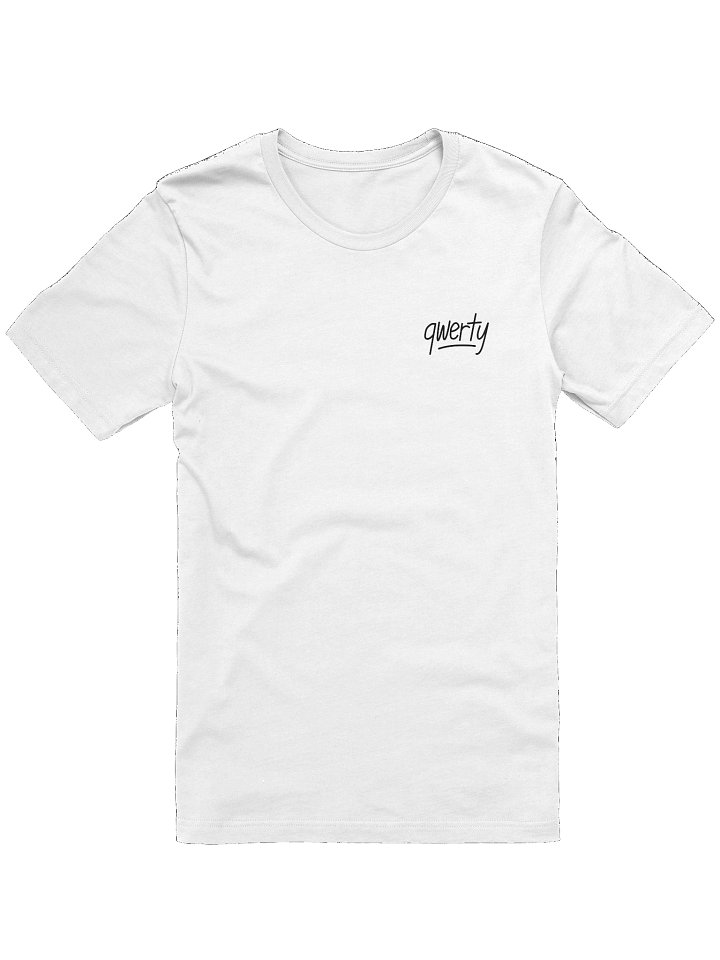 qwerty Tee (white) product image (1)