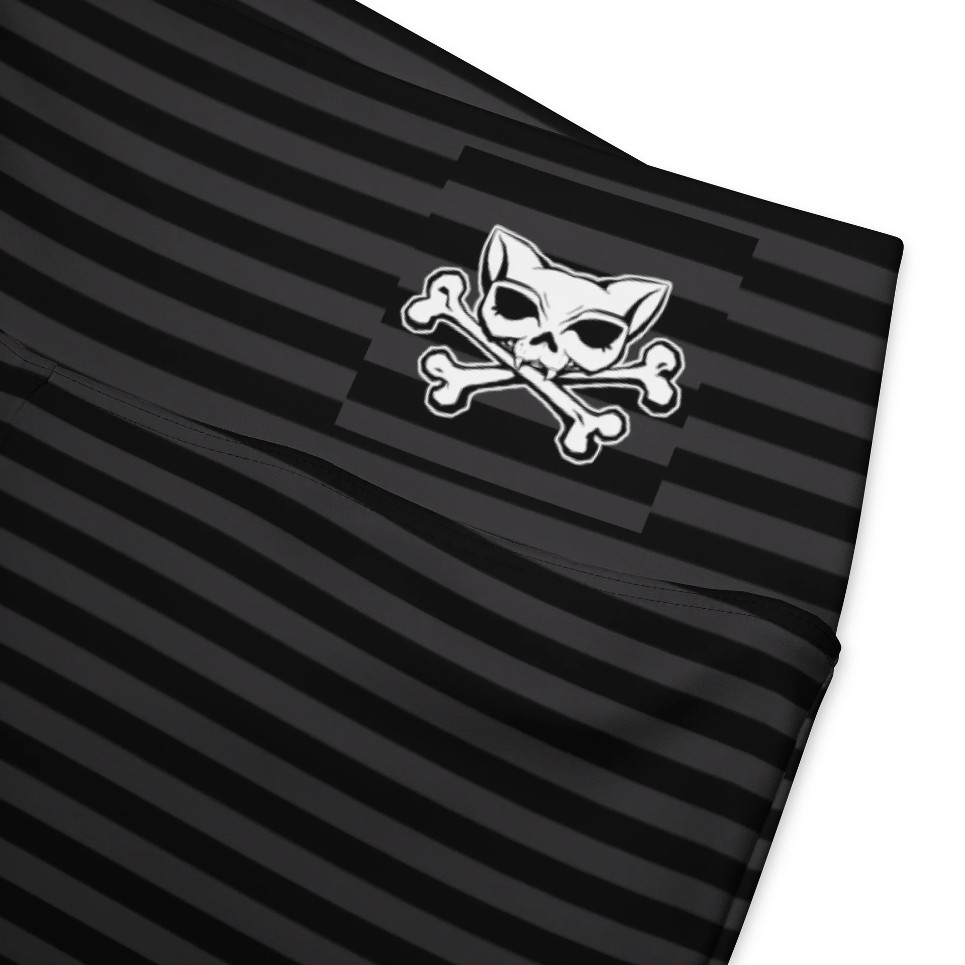 Blaque Stripped Kat Skull Flares product image (2)