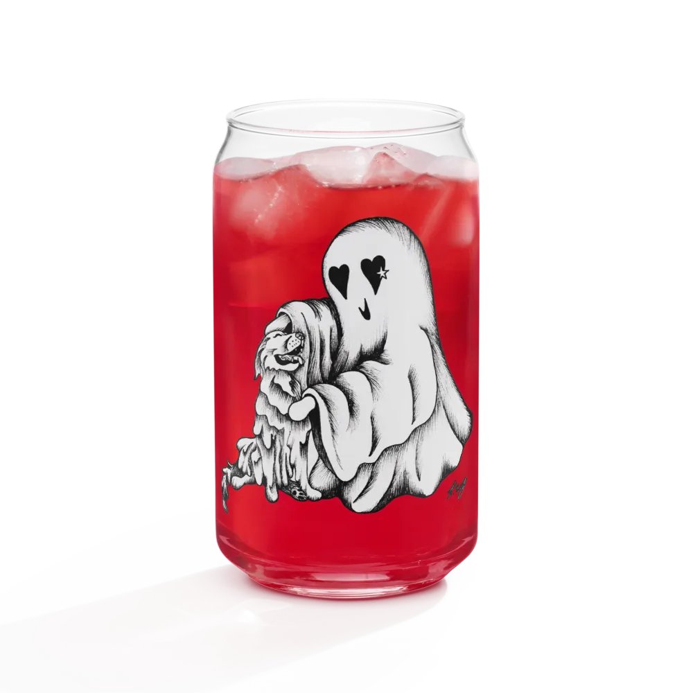 Ghost Dog and Ghost, Can-Shaped Glass product image (9)