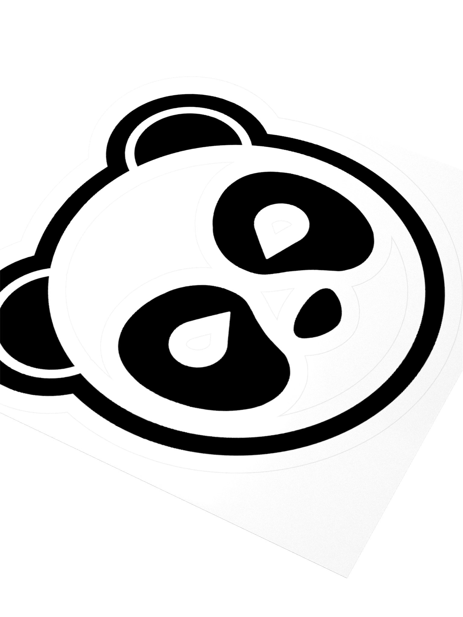 Black Logo Clear Sticker product image (7)