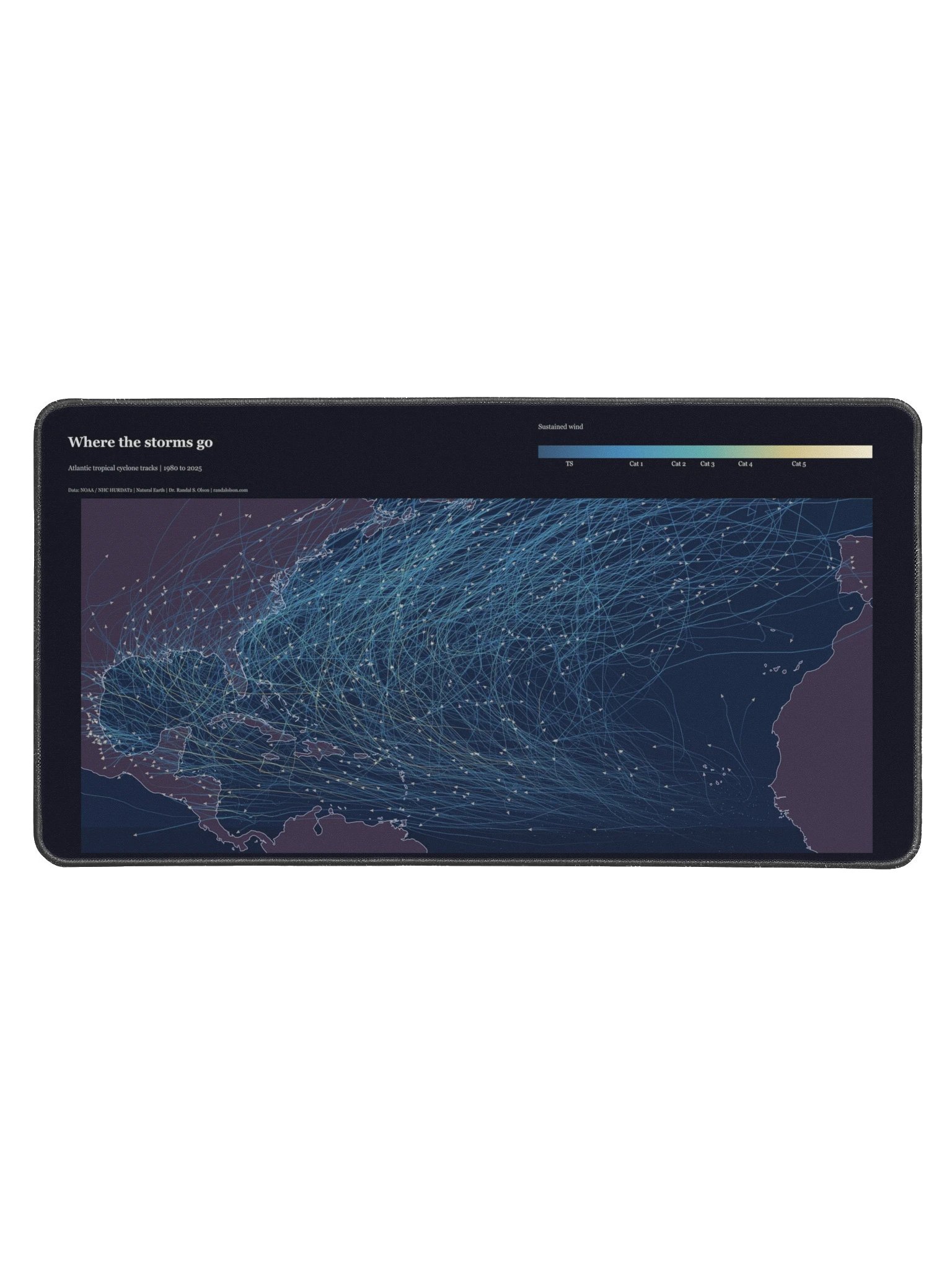 Where the storms go: desk mat | 31.5 x 15.5-inch desk mat product image (1)