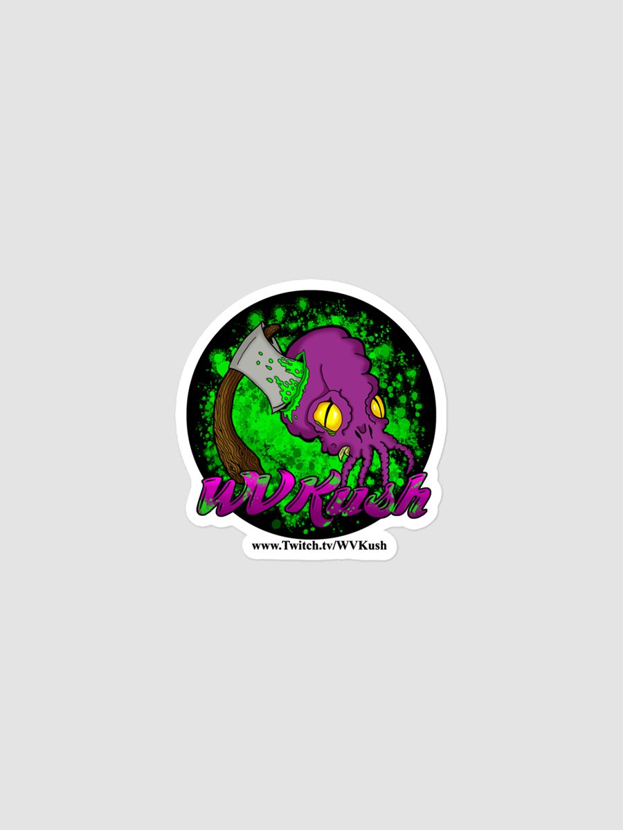WVKush Cthulhu Logo Sticker product image (1)