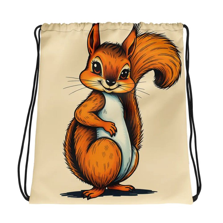 Pooky's Playful All-Over Drawstring Bag product image (1)