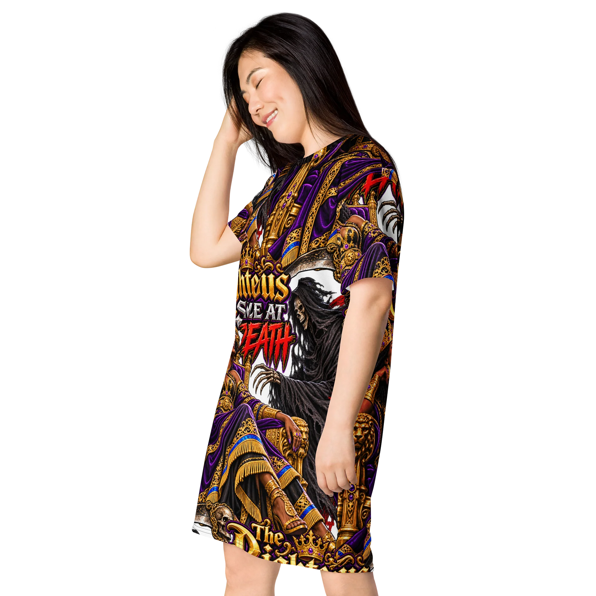 The Righteous Smile at Death T-Shirt Dress product image (3)