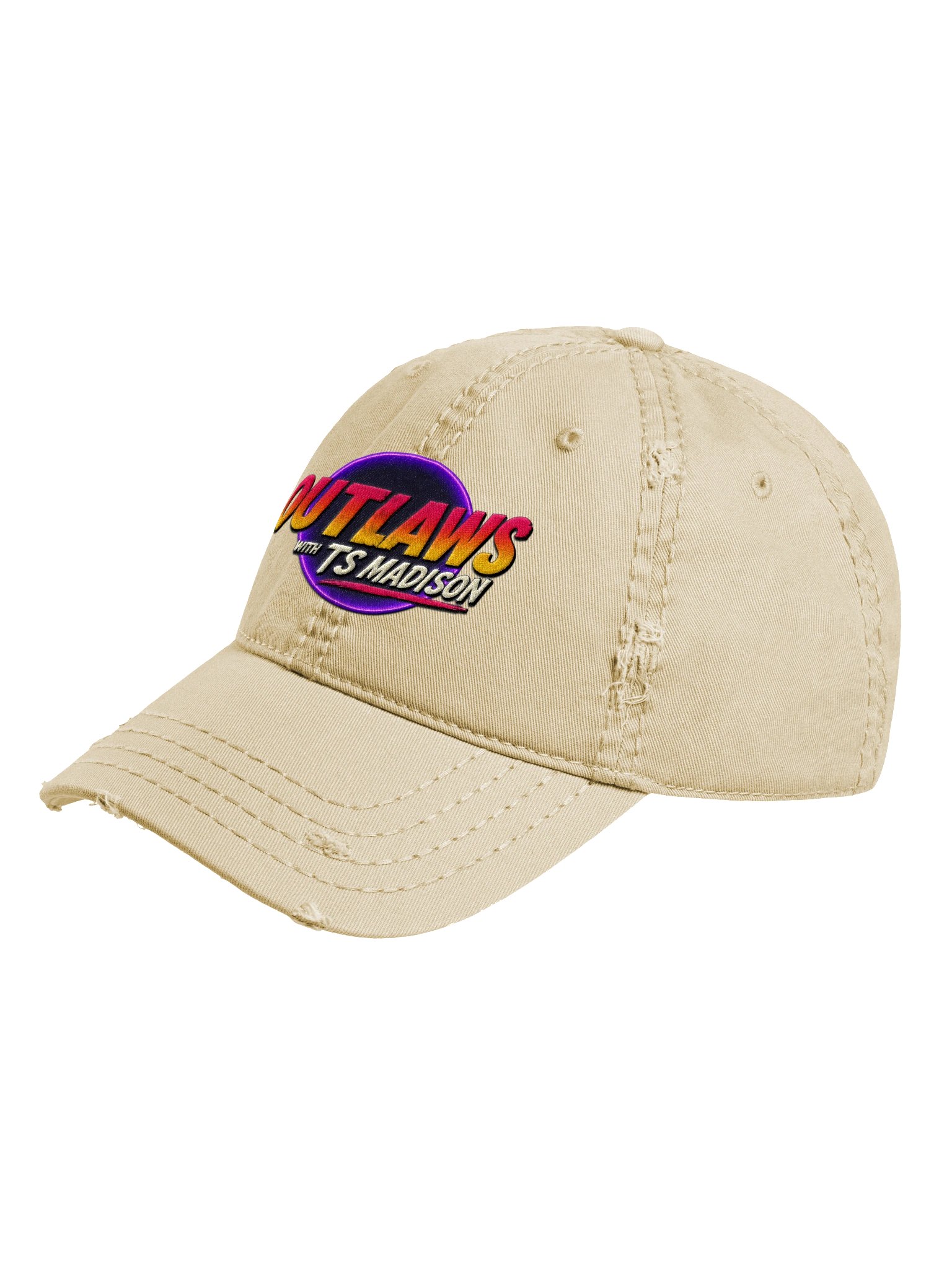 Outlaws Embroidered Distressed Hat product image (2)