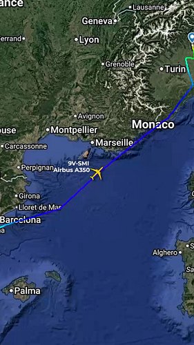 Fifth Freedom Flying! (Singapore Airlines A350 Flight from Barcelona to Milan)

Follow for more! 👤

Map via @flightradar24 🗺️...