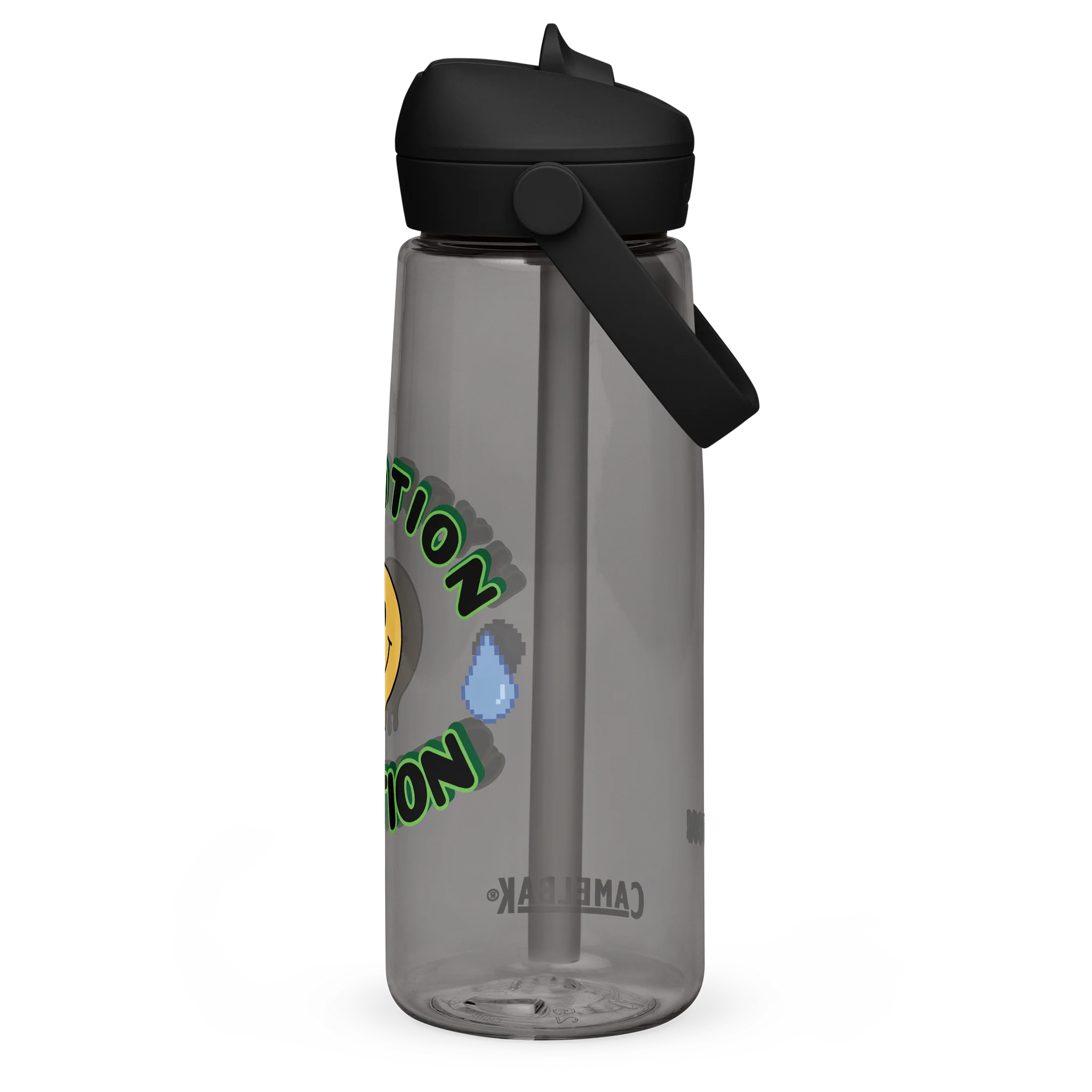 Thrive® Flip Straw: Hydration Station Edition (Black) product image (2)