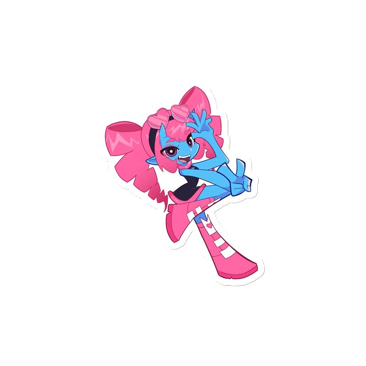 Circuit Witch - Pop Cartoon Anime Style - Die-Cut Magnet product image (2)