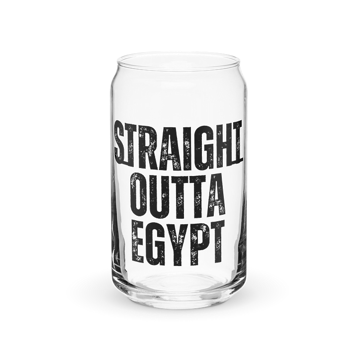 Straight Outta Egypt Can-Shaped Glass product image (1)