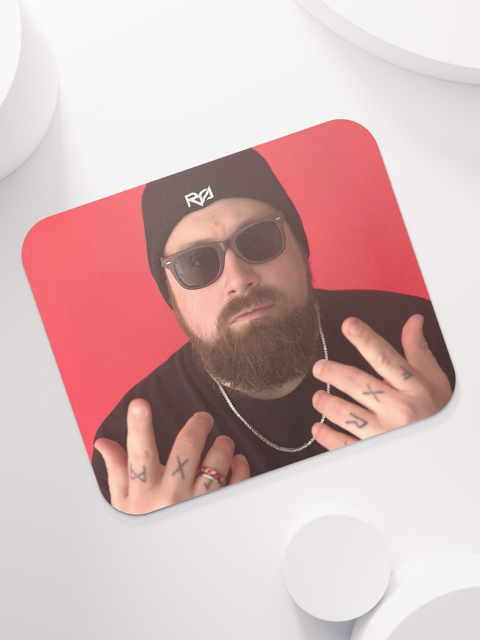Raspberry Sky Red Mouse Pad product image (7)