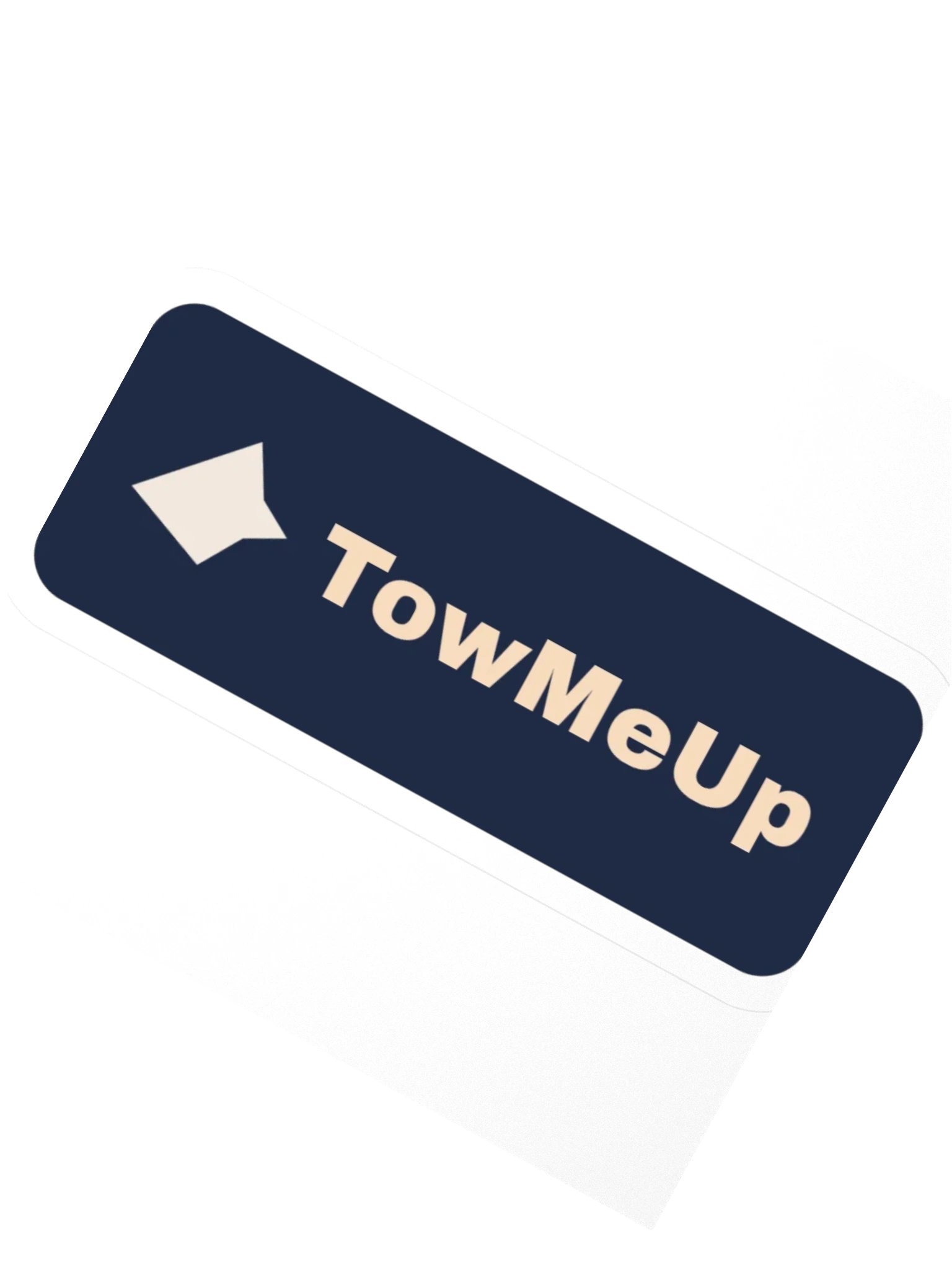 TowMeUp sticker, indoor use product image (2)