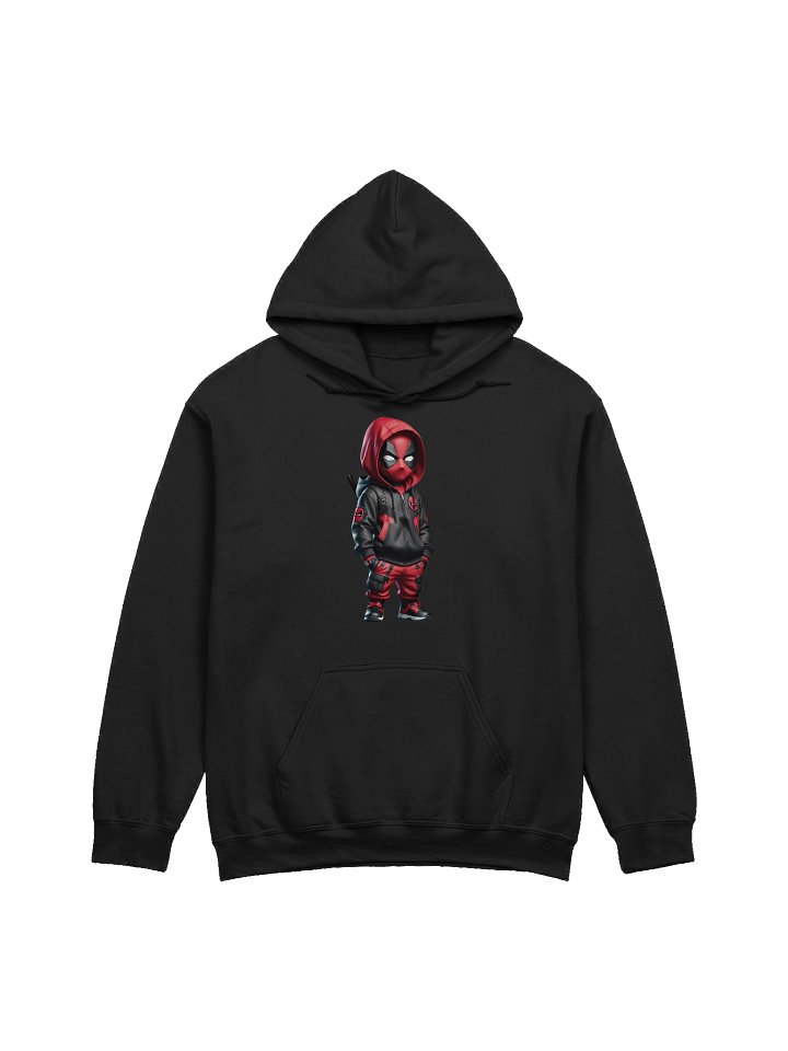 Deadpool Red & Black Superhero Hoodie product image (3)