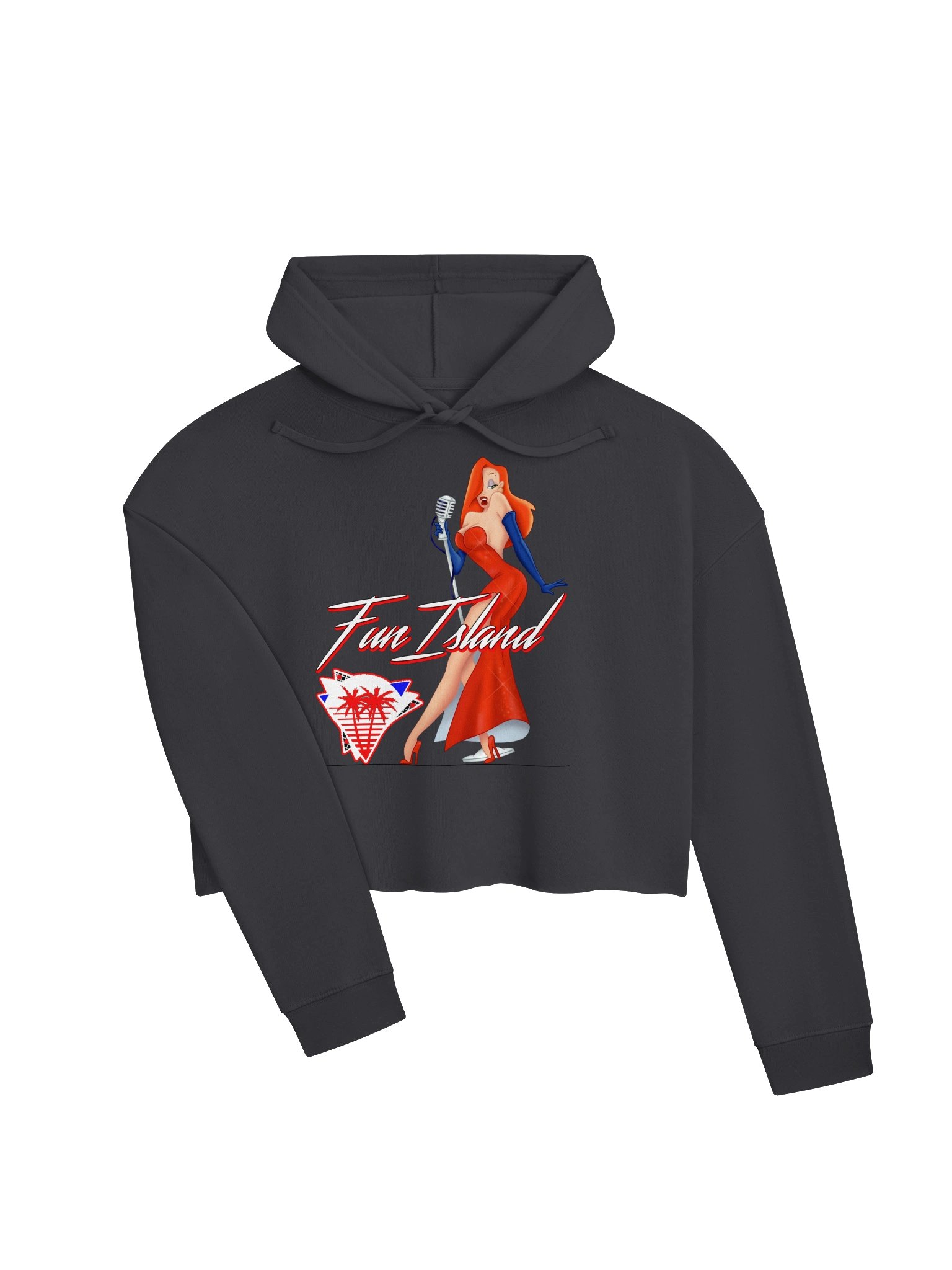 JESSICA RABBIT CROP HOODIE product image (2)