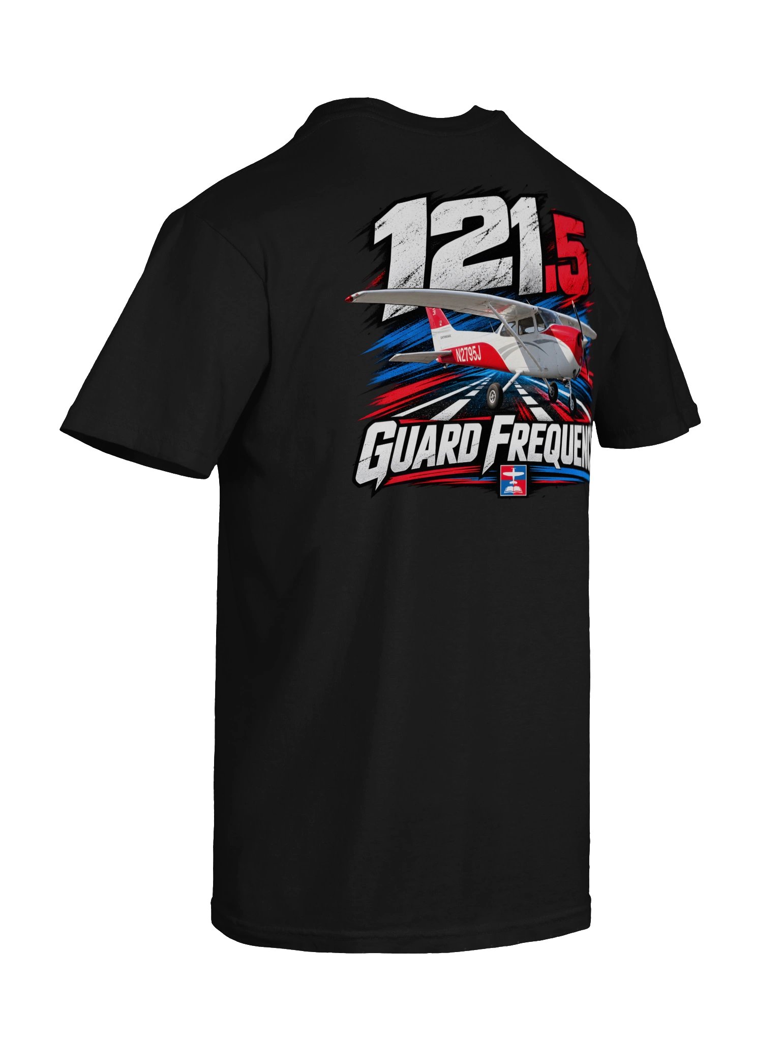 121.5 Guard Frequency | Endeavour Aviation Premium Tee product image (12)