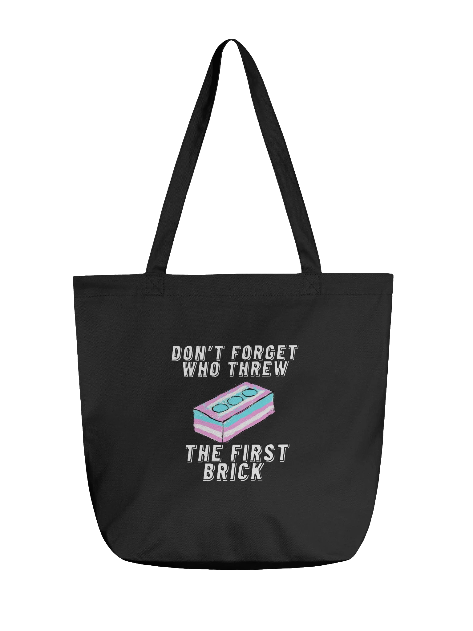 Don't Forget Who Threw The First Brick tote product image (1)