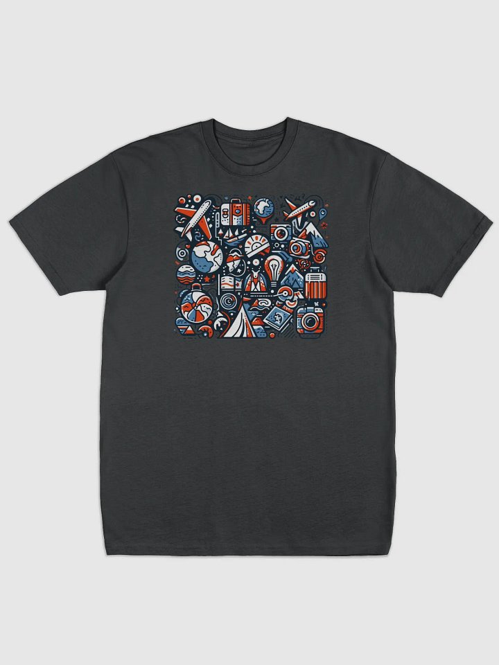Cotton Heritage Men's Premium Heavyweight Tee | AI Design about travel product image (2)