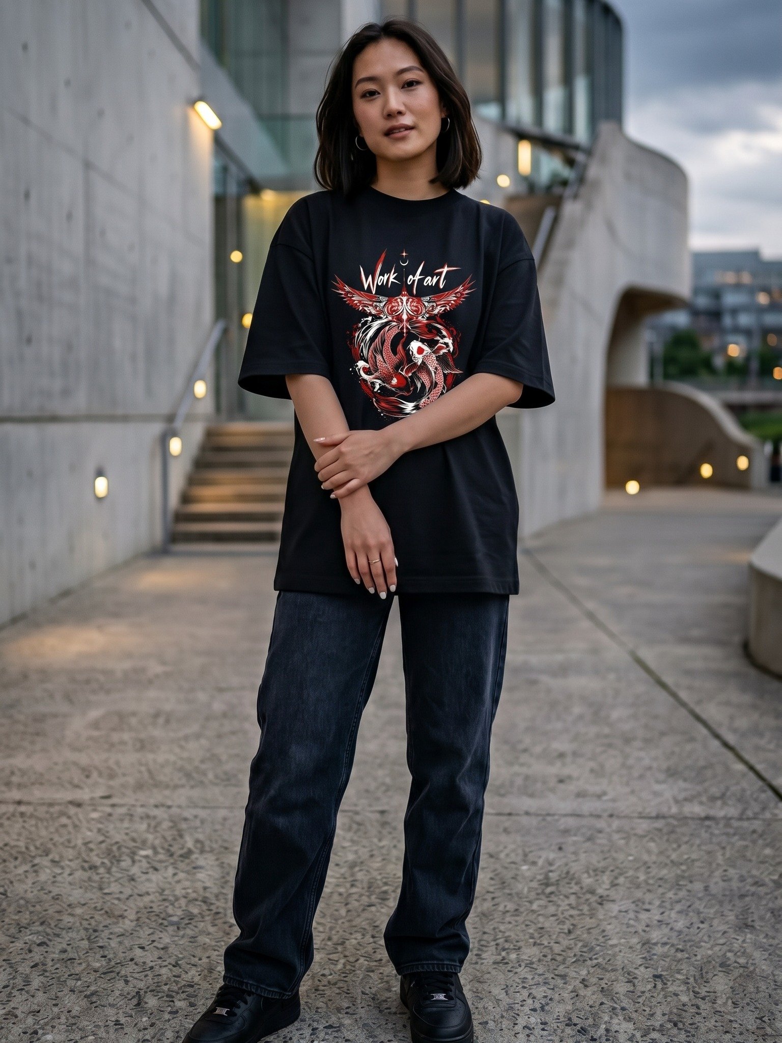 Work of Art Twin Fish Graphic Tee product image (4)
