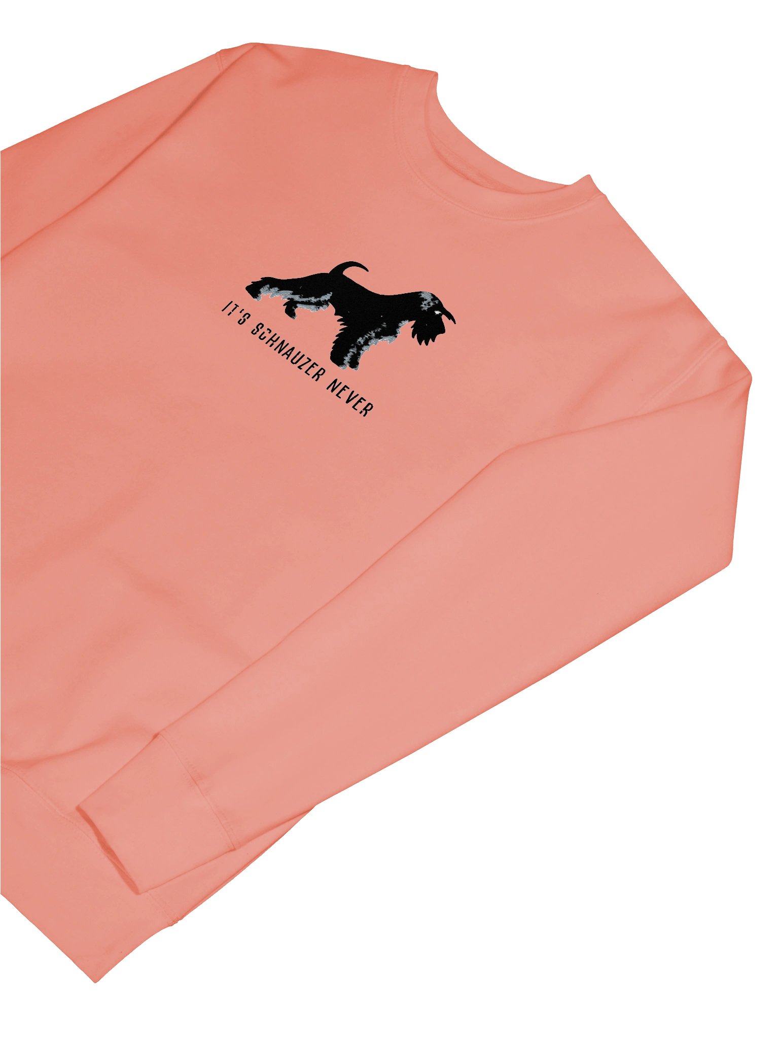 It's Schnauzer Never Sweatshirt (Embroidered) of a Miniature Schnauzer(Black) product image (21)