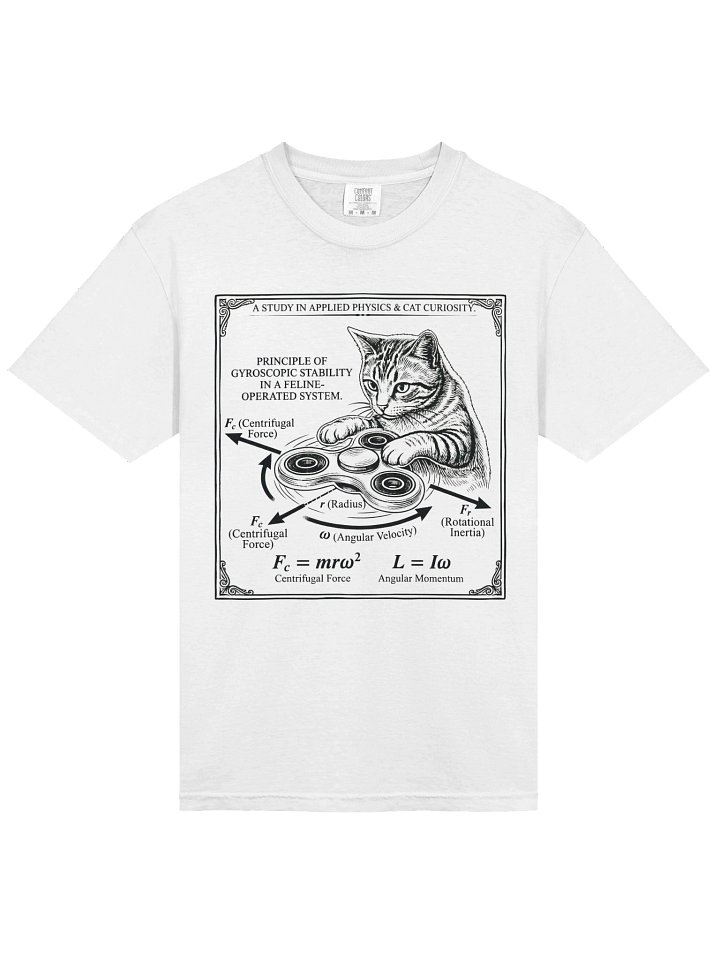 "Applied Cat Physics" Technical T-Shirt product image (1)