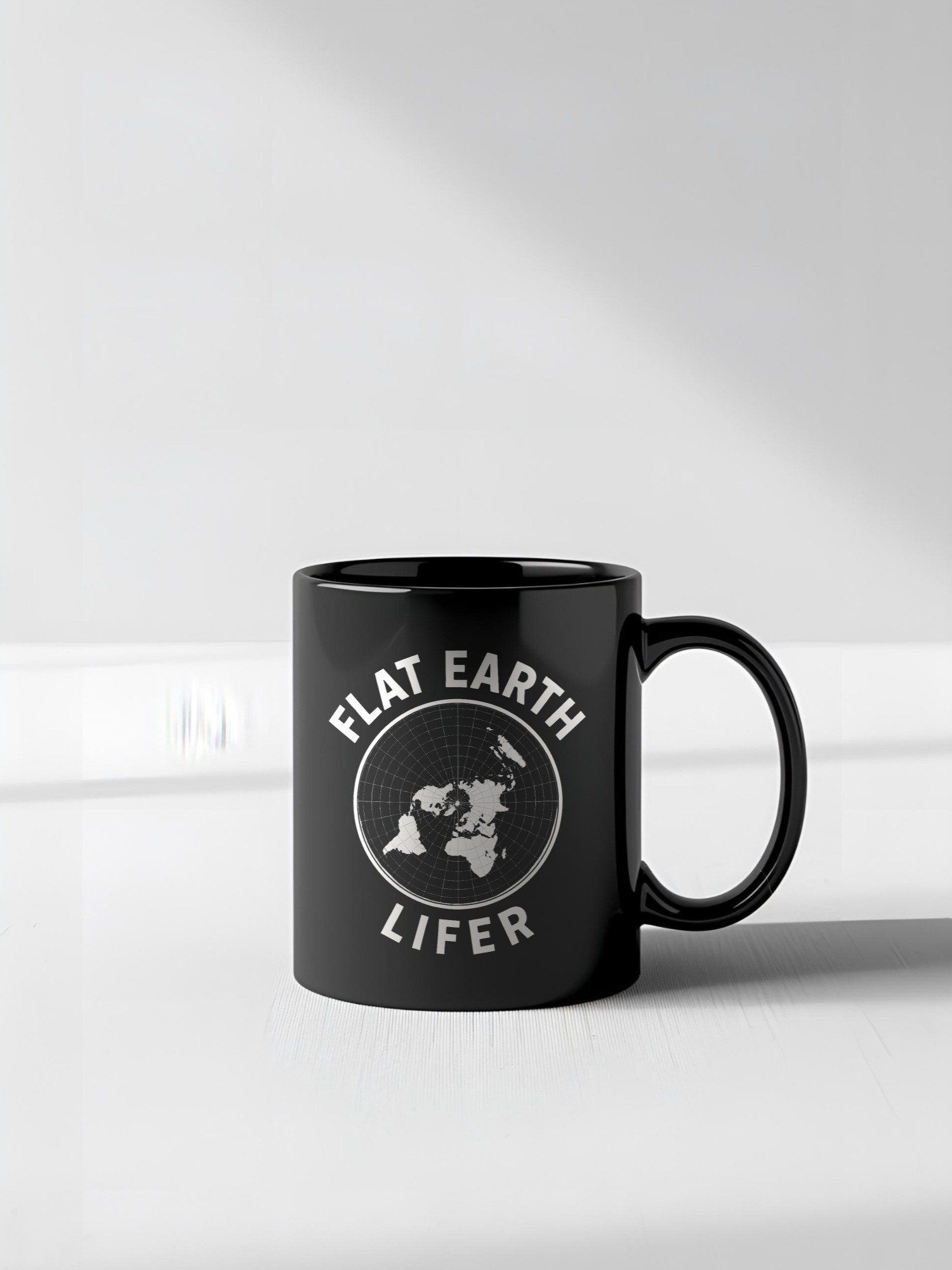 Flat Earth Lifer - Clean Modern Design Mug product image (7)