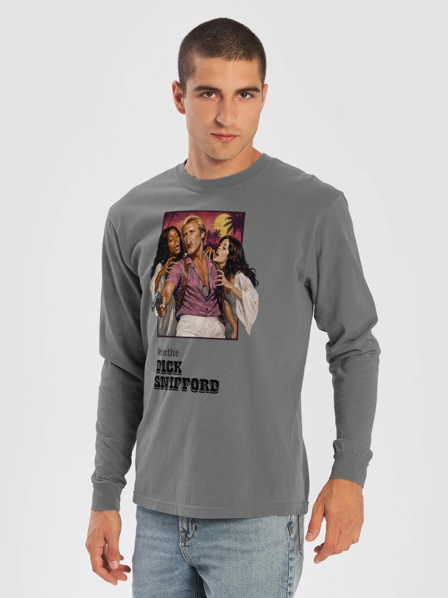 Dick Snifford Vampire Long Sleeve T-Shirt product image (5)