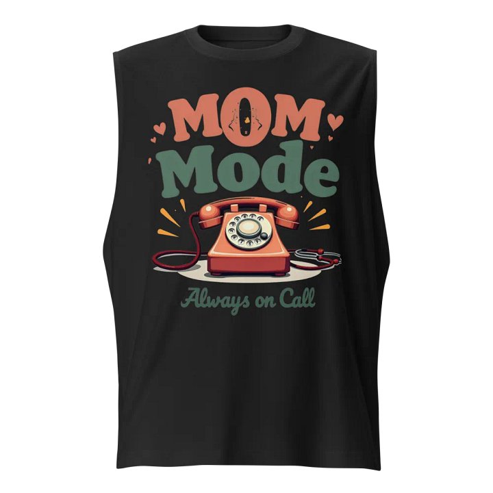 Retro Mom Mode Muscle Tank product image (1)