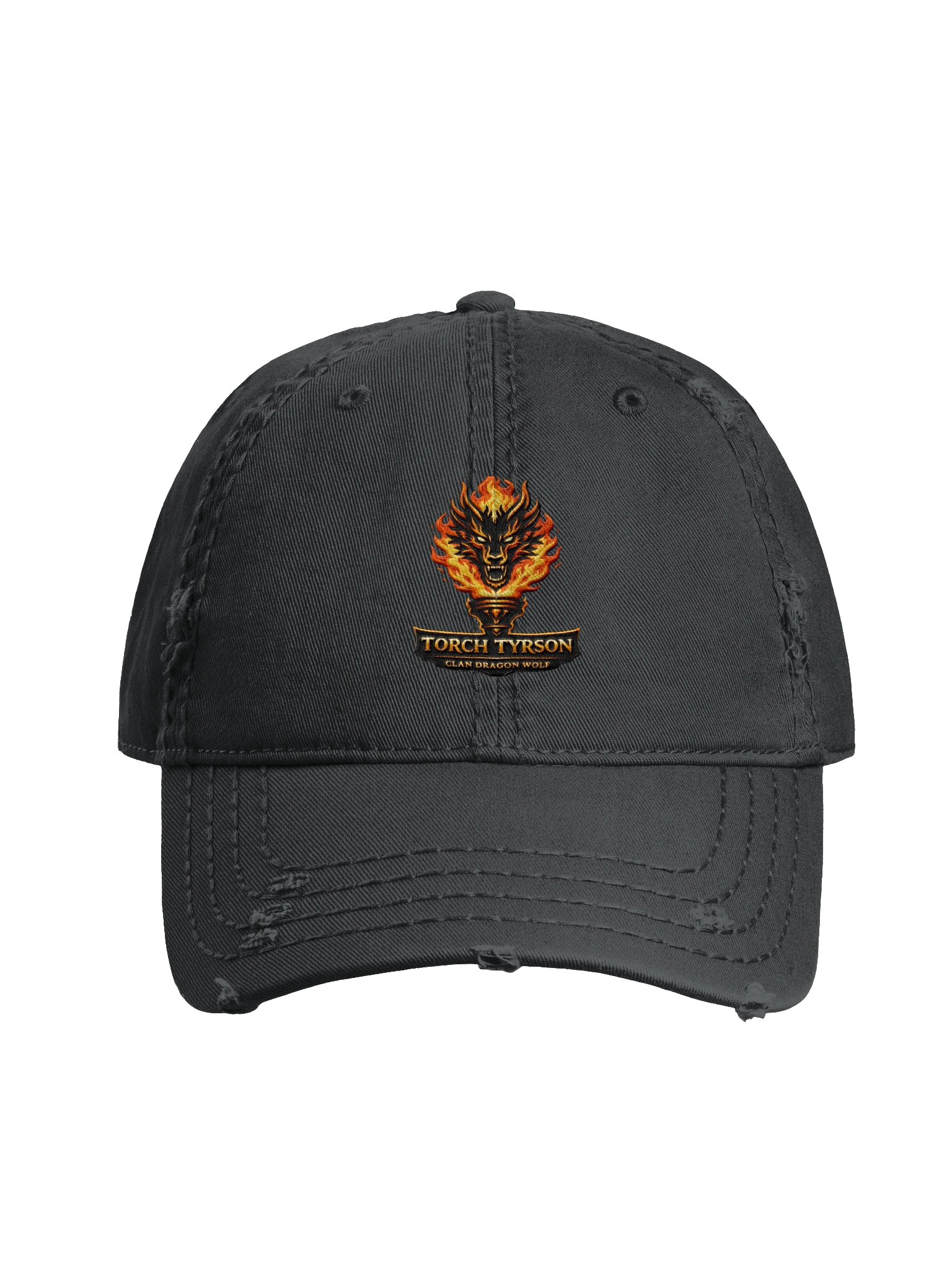 Torch Tyrson Emblem Distressed Dad Hat product image (3)