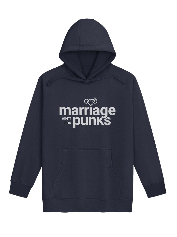 Navy Marriage Ain't For Punks Hoodie product image (1)