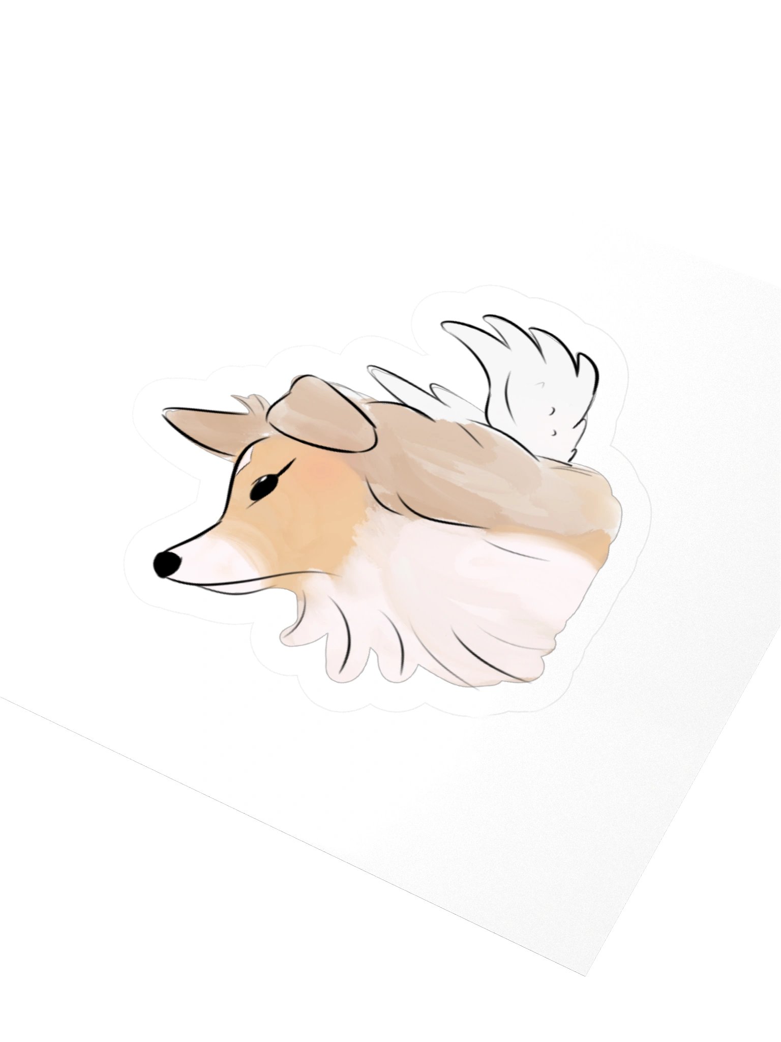 The Angel Sheltie - Sticker (Colour) product image (8)