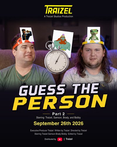 Guess the Person just got EVEN MORE chaotic!

The new video is live now on YouTube. Go watch now! #traizel #challenge #fyp #n...