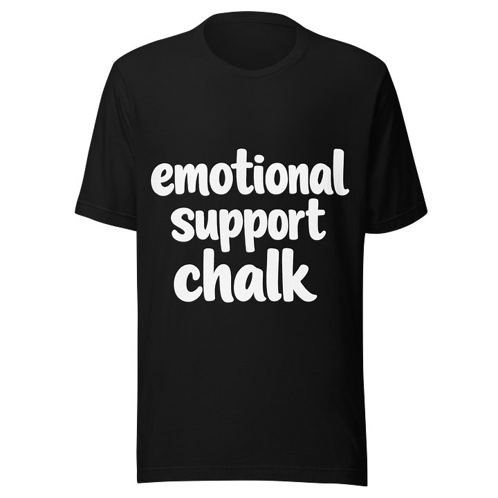 Emtional support chalk women's tee product image (1)