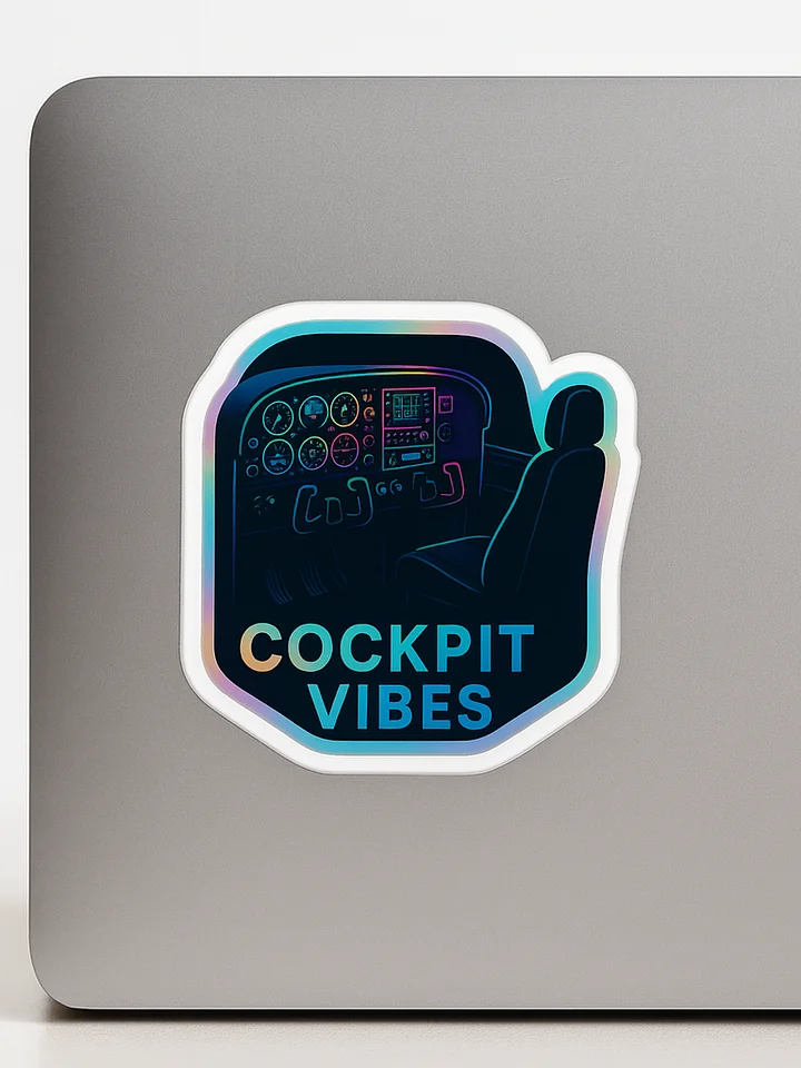 Cockpit Vibes Sticker product image (1)