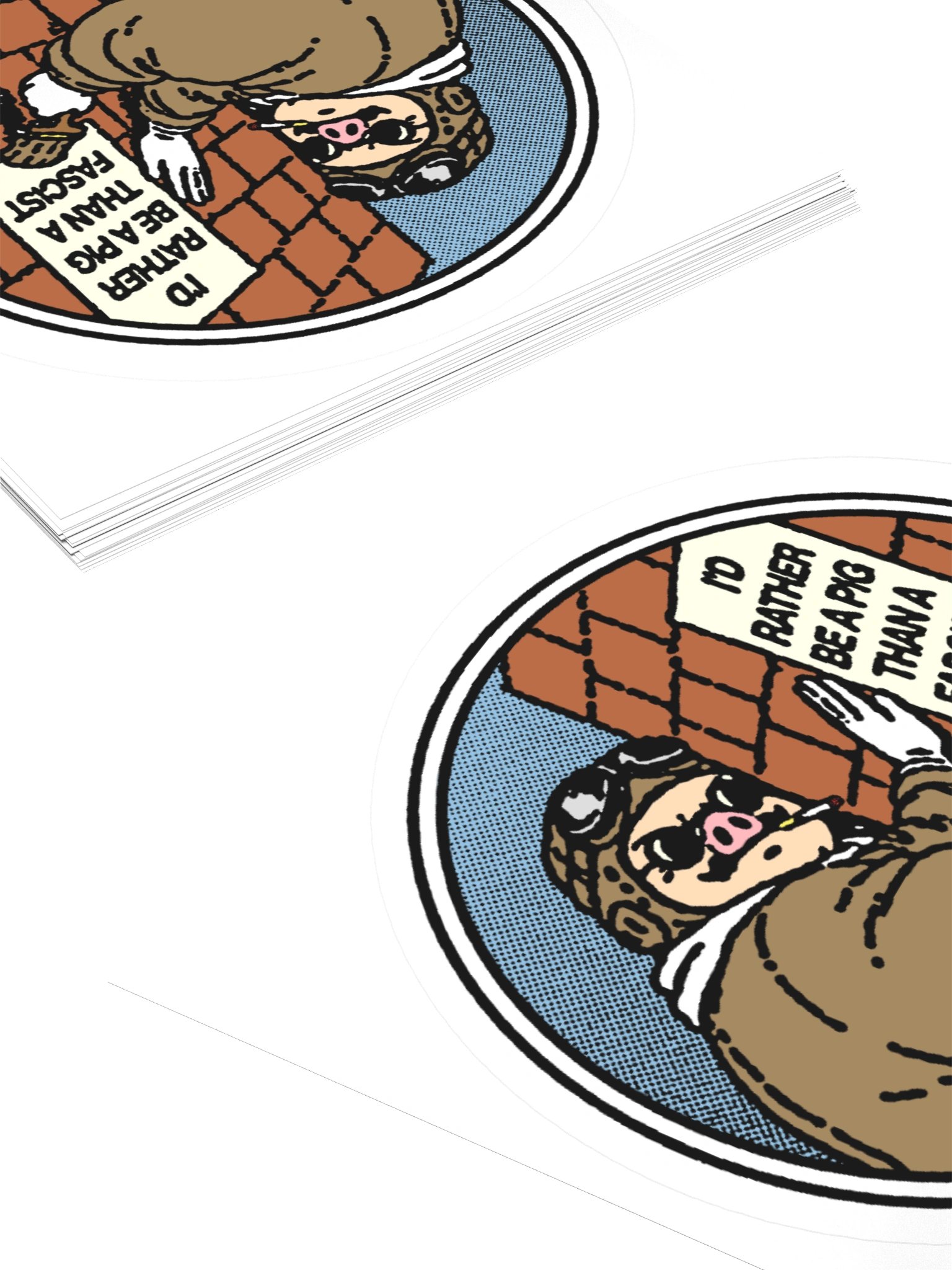 RATHER BE A PIG - Stickers product image (4)