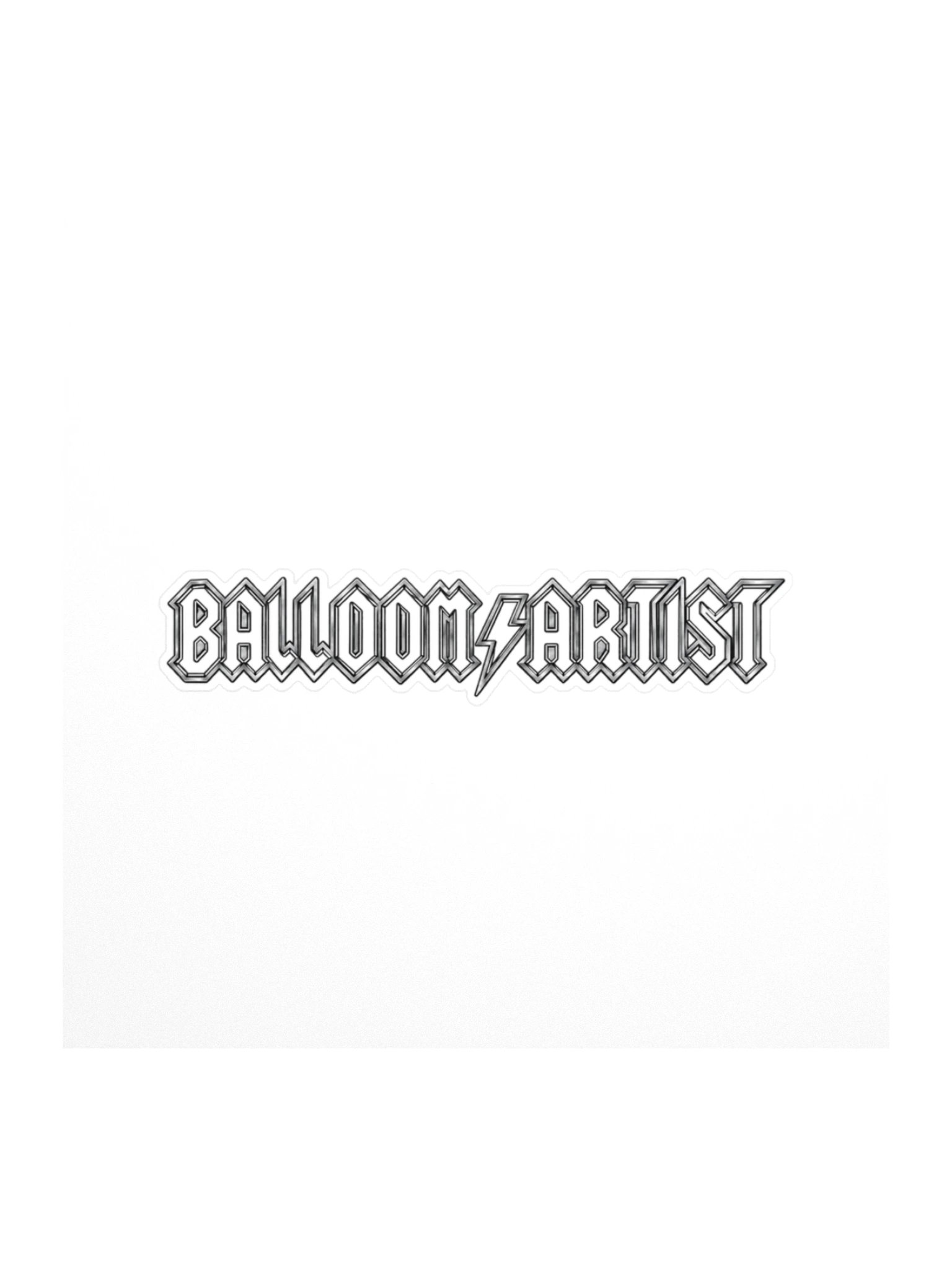 Balloon Artist High Voltage Kiss Cut Sticker product image (1)