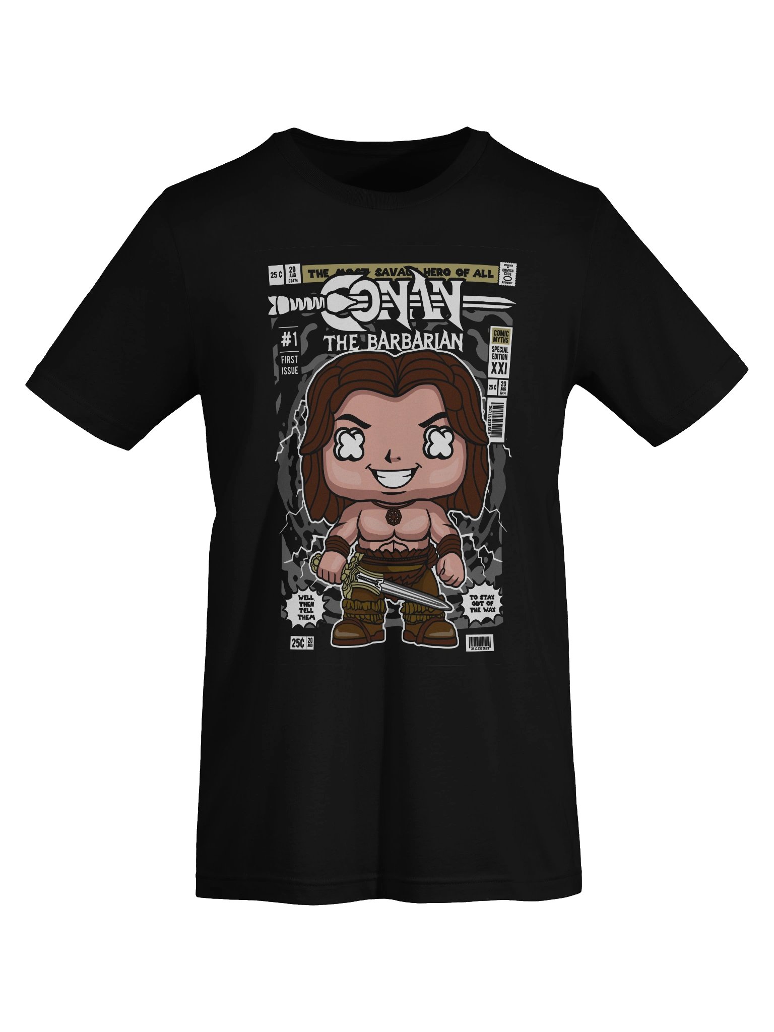 Barbarian Warrior Comic T-Shirt product image (7)