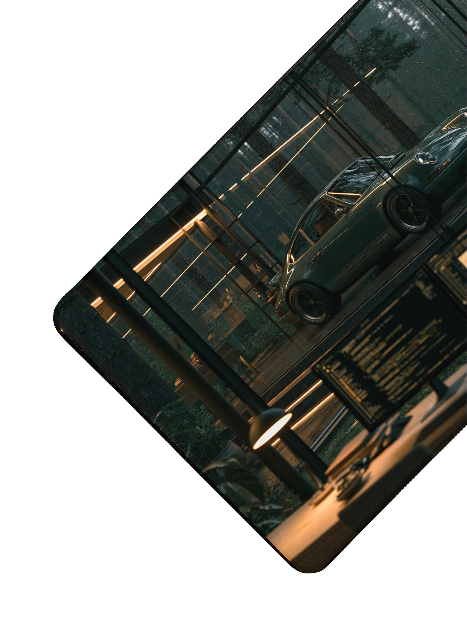 Deep Focus Porsche 911 Glasshouse Desk Mat product image (3)