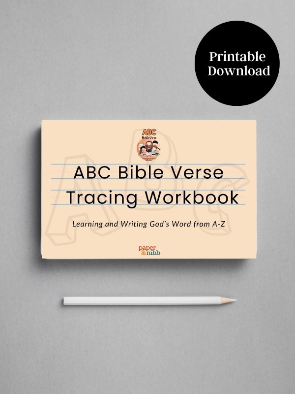 ABC Bible Verse Book and Tracing Pad Set product image (3)