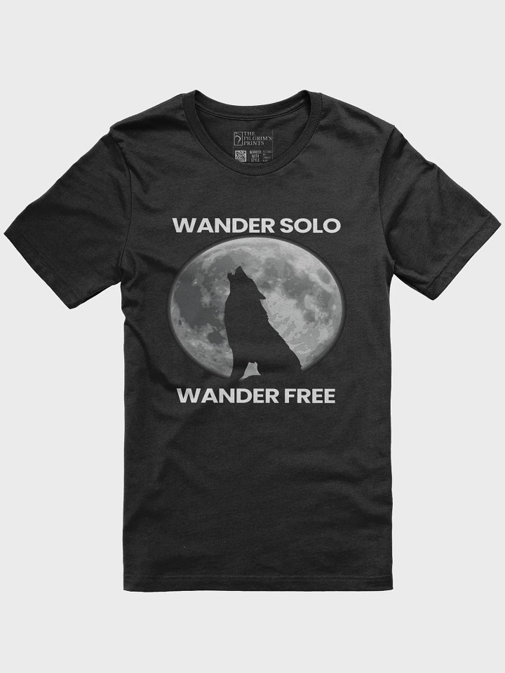 Wander Solo Wander Free - Wolf and Moon Design product image (1)