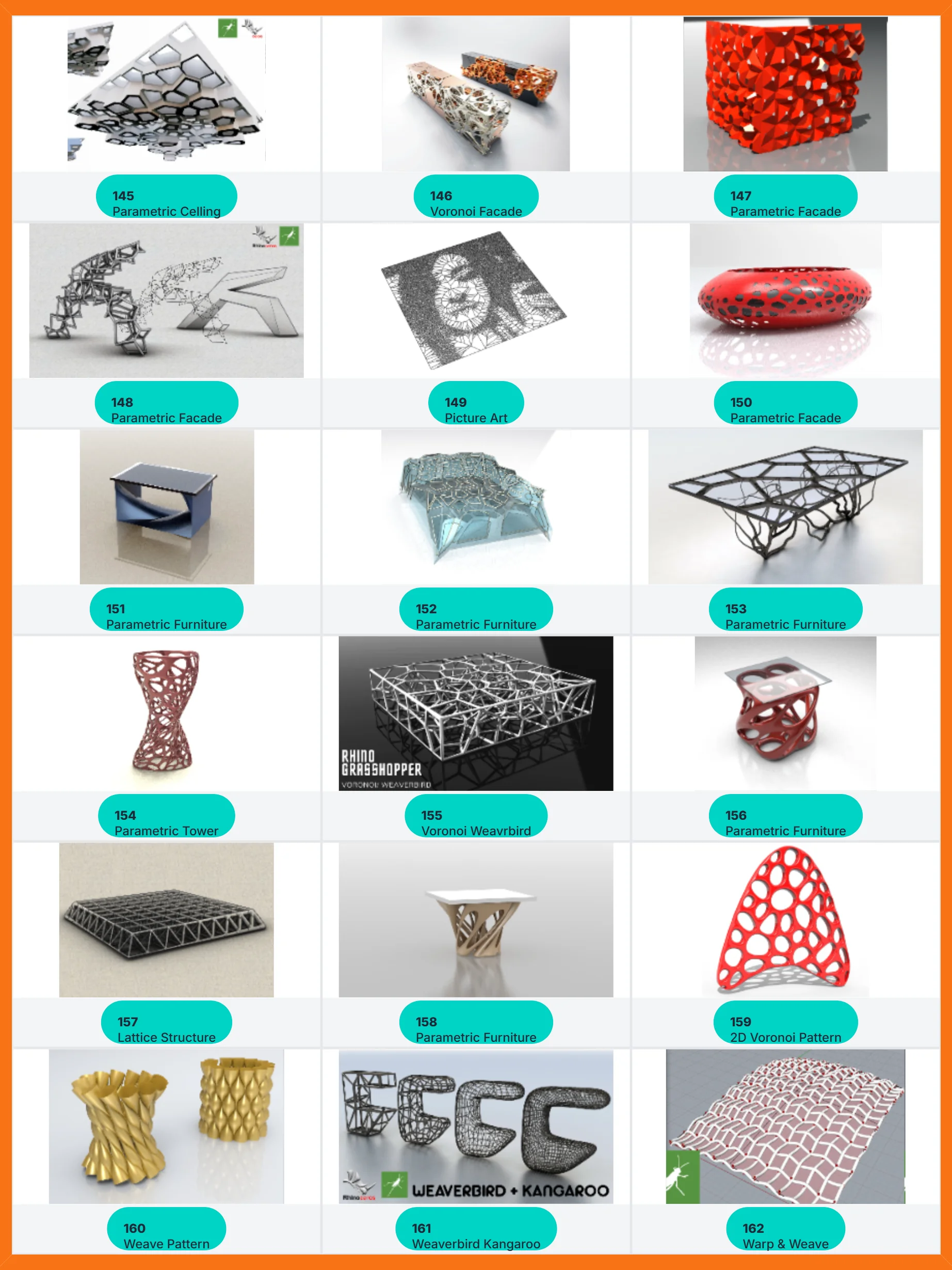 150+ Parametric Scripts for Rhino & Grasshopper product image (10)
